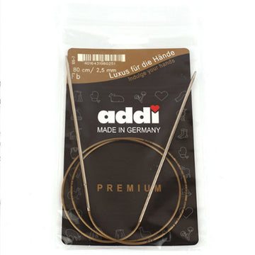 Addi Aluminum Premium Circular Knitting Needle 40cm Length 2mm to 6mm SCYarn